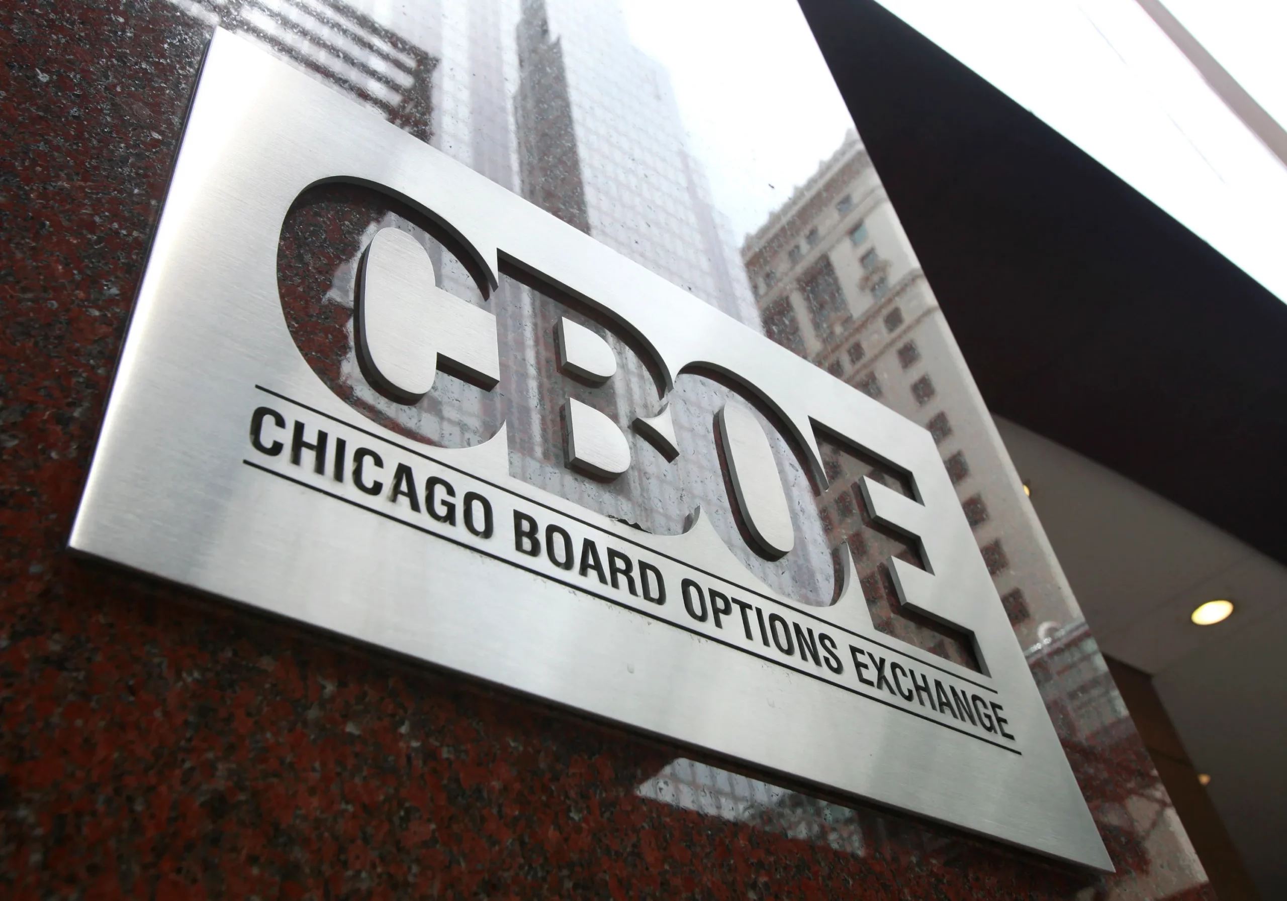 CBOE building logo